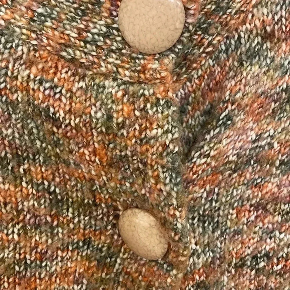 Susan Bristol wool blend artsy pastel sweater spring layering S - Picture 5 of 8